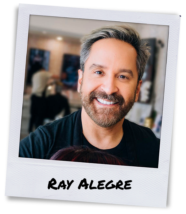 Polaroid of Senior Stylist Ray Alegre