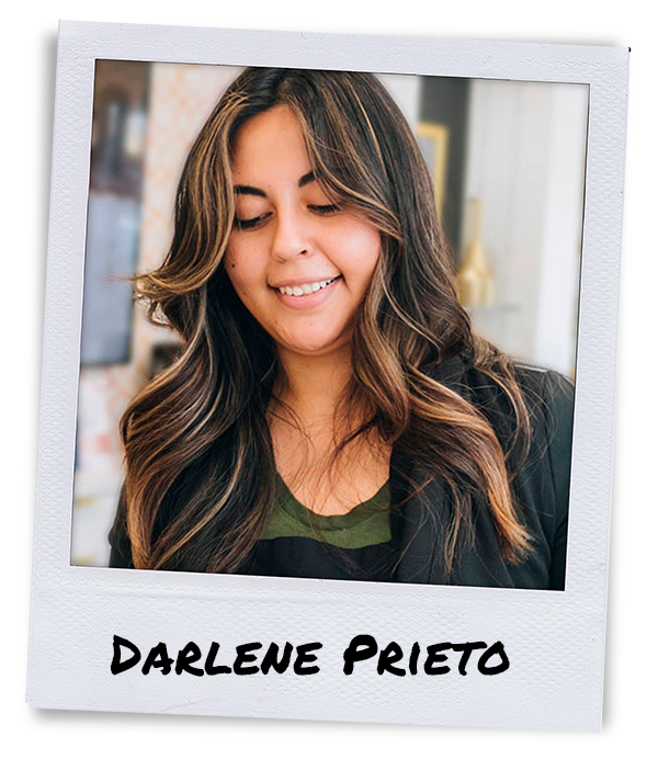 Polaroid of Stylist Darlene Prieto