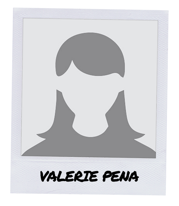 Polaroid of Salon Manager Valerie Pena