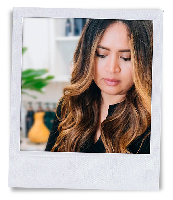 Polaroid of Stylist Tera Craig-Hallam